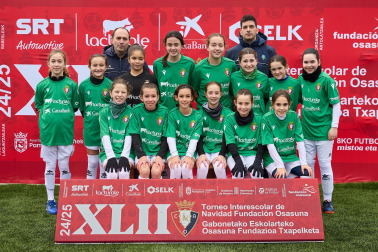 SAN CERNIN. Forman el equipo Paola Rodríguez, Julia Manjón de la Fuente, María Pilar García-Mina, Adriana Muniáin, Esther López, Helena Pascual, Lucía Echávarri, Elsa Cortaire, Violeta Funes, Jare López, Lucía López, Carlota Legaria, Angela Corona, Sofía Legaria.