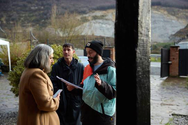 Fotos del rodaje del corto 'Surfistas' en Olazagutía.