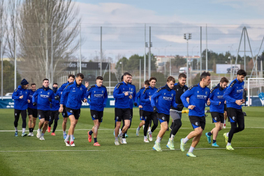 Fotos del entrenamiento de Osasuna este domingo 5 de enero.