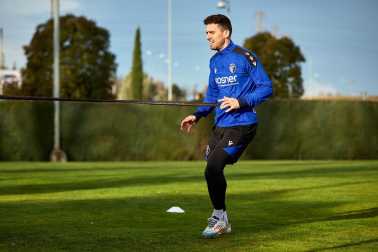Fotos del entrenamiento de Osasuna este domingo 5 de enero.