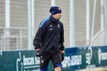 Fotos del entrenamiento de Osasuna este domingo 5 de enero.