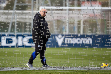 Fotos del entrenamiento de Osasuna este domingo 5 de enero.