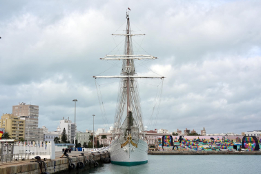 Primer día de la princesa Leonor a bordo del Juan Sebastián Elcano