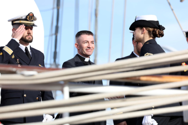 Primer día de la princesa Leonor a bordo del Juan Sebastián Elcano