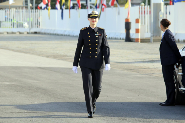 Primer día de la princesa Leonor a bordo del Juan Sebastián Elcano