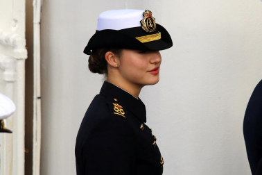 Primer día de la princesa Leonor a bordo del Juan Sebastián Elcano
