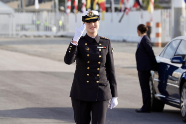 Primer día de la princesa Leonor a bordo del Juan Sebastián Elcano