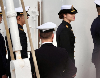 Primer día de la princesa Leonor a bordo del Juan Sebastián Elcano