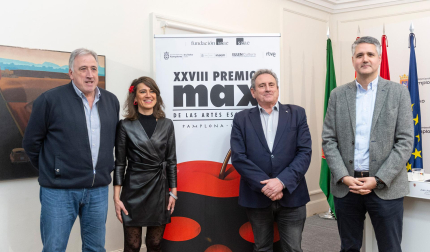 Rueda de prensa en el Ayuntamiento de Pamplona