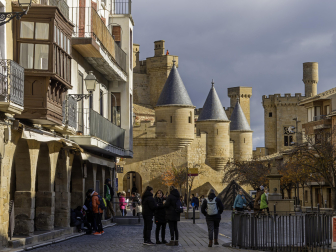 Vista del Palacio Real de Olite