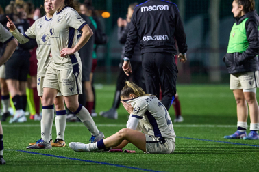 Partido entre el DUX Logroño y Osasuna de 1ª RFEF Femenina.