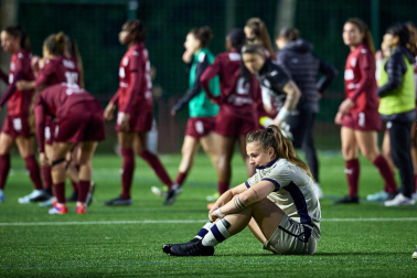 Partido entre el DUX Logroño y Osasuna de 1ª RFEF Femenina.