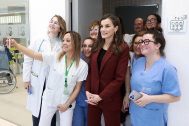 Visita de los reyes al Hospital de Parapléjicos de Toledo.