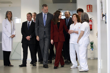 Visita de los reyes al Hospital de Parapléjicos de Toledo.