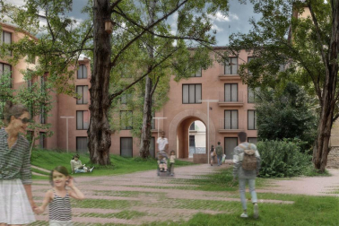 La propuesta 'Aquí convive un barrio' busca integrar la plaza y sus accesos en el entramado urbano circundante