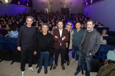 Fotos del homenaje a Eduard Fernández en la Muestra de Cine de Tudela./