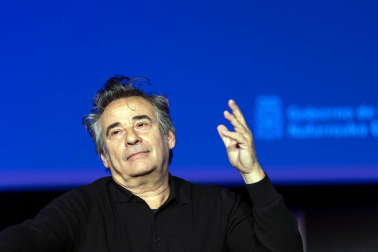 Fotos del homenaje a Eduard Fernández en la Muestra de Cine de Tudela./