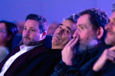 Fotos del homenaje a Eduard Fernández en la Muestra de Cine de Tudela./