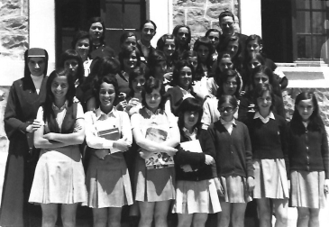 El curso de 4º de Bachillerato en 1971