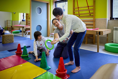 Sesiones de rehabilitación con método Petö en Aspace /