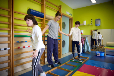 Sesiones de rehabilitación con método Petö en Aspace /