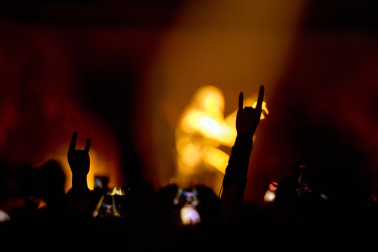 Fotos de la actuación de Manowar en el Navarra Arena./