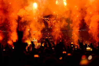 Fotos de la actuación de Manowar en el Navarra Arena./