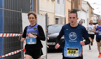 Participantes en las pruebas de 5 y 10 kilómetros de la XXXIV 'Villa de Falces' /