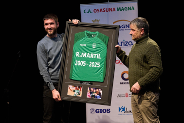 Irurtzun acogió este miércoles, 26 de marzo, el homenaje al capitán Roberto Martil /