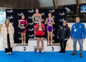 Elsa Unceta, primera, y June Núñez, segunda, en Novuce Advanced ISU