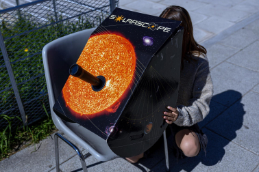 Foto del eclipse solar del 29 de marzo de 2025./