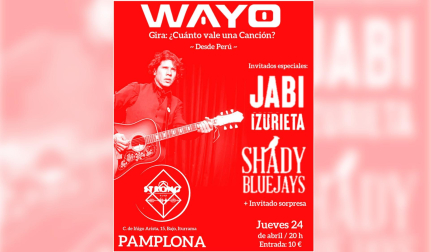 Cartel del concierto, el próximo 24 de abril