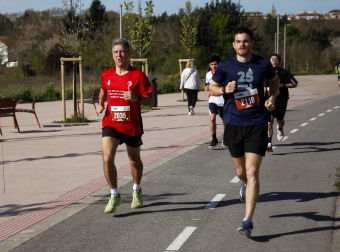 Participantes en las distintas carreras del XLVI Cross Solidario Memorial J.J. Esparza celebradas este domingo 6 de abril /