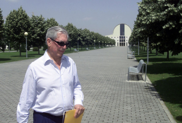 Fotos de los seis viajes de Vargas Llosa a Navarra.