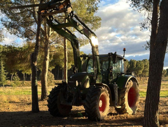 Tractor encontrado en Calahorra en febrero