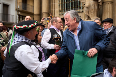 Fotos de  la recepción a los mayordomos de las fiestas de la Txantrea.
