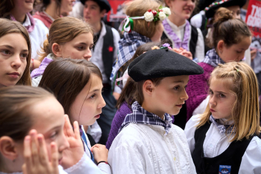 Fotos de  la recepción a los mayordomos de las fiestas de la Txantrea.