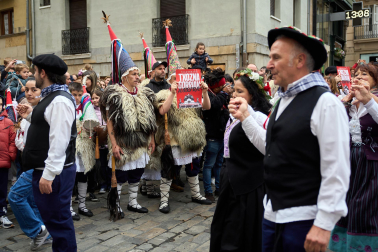 Fotos de  la recepción a los mayordomos de las fiestas de la Txantrea.