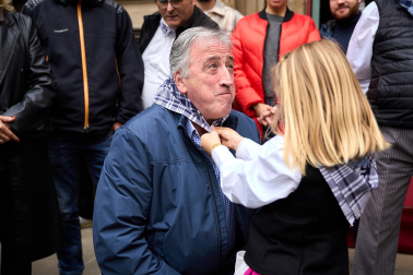 Fotos de  la recepción a los mayordomos de las fiestas de la Txantrea.