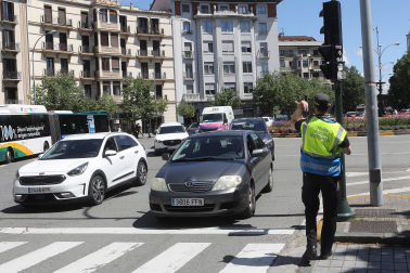 Efectos del apagón eléctrico sufrido en Navarra este lunes 28 de abril /