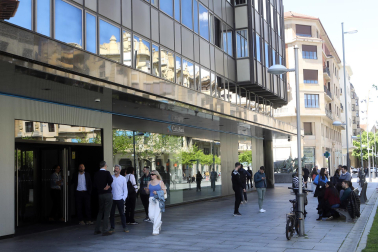 Efectos del apagón eléctrico sufrido en Navarra este lunes 28 de abril /