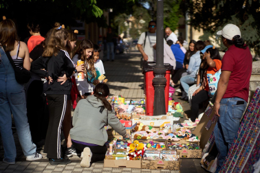 Fotos del cohete de fiestas de la Txantrea./