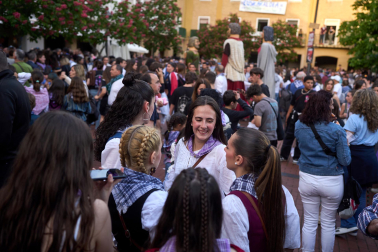 Fotos del cohete de fiestas de la Txantrea./
