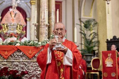 Fotos de la misa del quinto peldaño de la Escalera de San Fermín