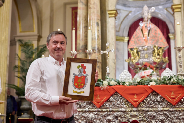 Fotos de la misa del quinto peldaño de la Escalera de San Fermín