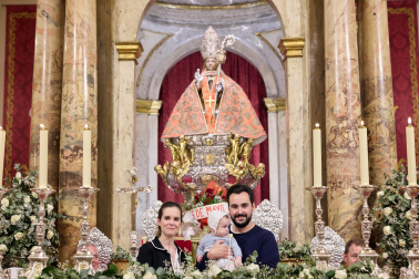 Fotos de la misa del quinto peldaño de la Escalera de San Fermín