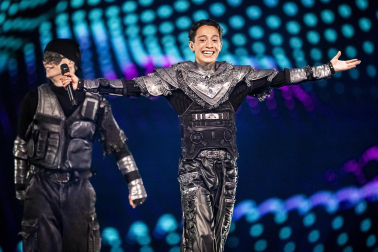 Público, eurofans y artistas participantes en el Festival de Eurovisión 2025 celebrado este sábado 17 de mayo en Basilea /