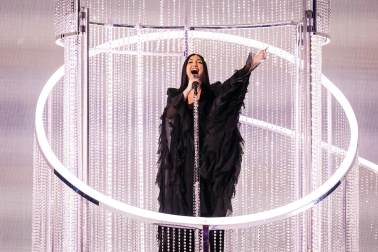 Público, eurofans y artistas participantes en el Festival de Eurovisión 2025 celebrado este sábado 17 de mayo en Basilea /
