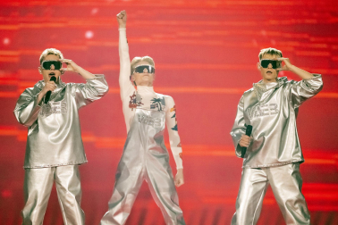 Público, eurofans y artistas participantes en el Festival de Eurovisión 2025 celebrado este sábado 17 de mayo en Basilea /