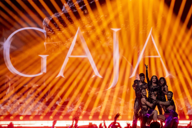 Público, eurofans y artistas participantes en el Festival de Eurovisión 2025 celebrado este sábado 17 de mayo en Basilea /